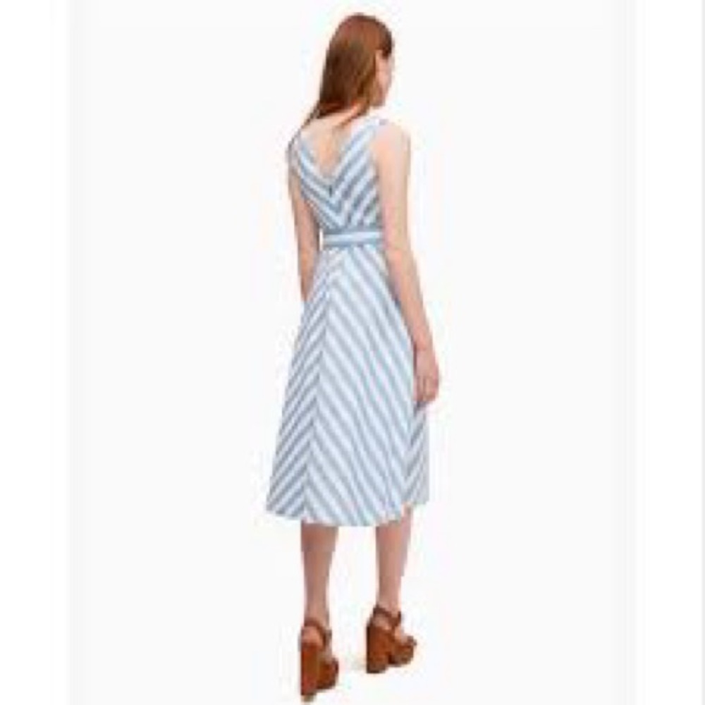 Kate Spade Deck Stripe Midi Dress size 12 - Picture 2 of 16